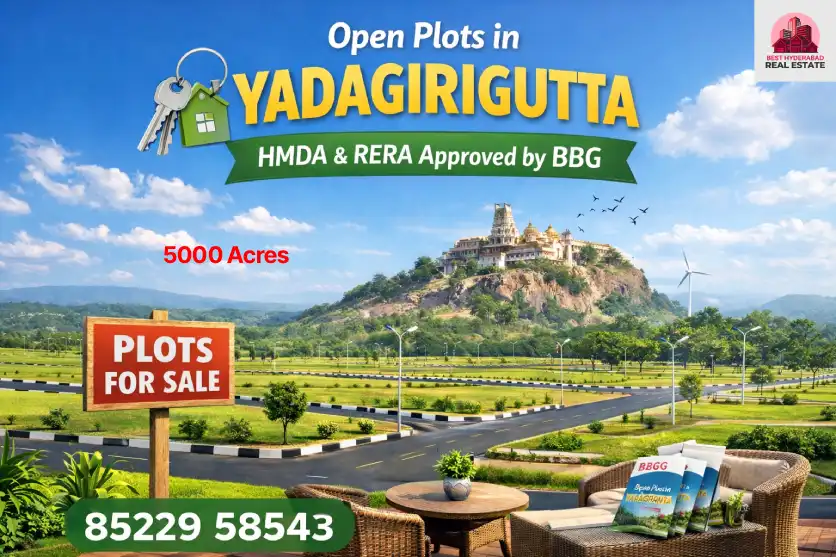 Open Plots in Yadagirigutta – HMDA & RERA Approved by BBG