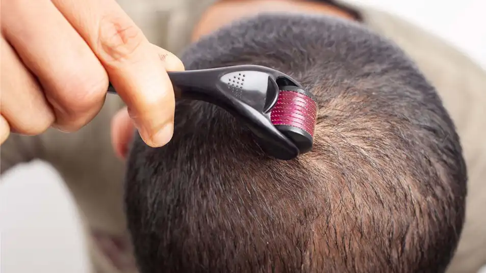 Derma Roller Therapy for Hair Loss and Hair Regrowth